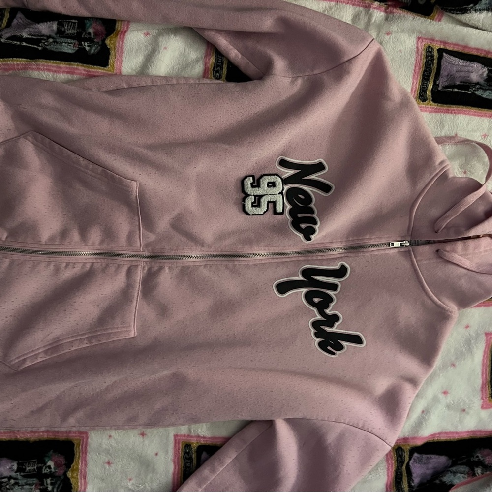 Pink New York 95 Hoodie